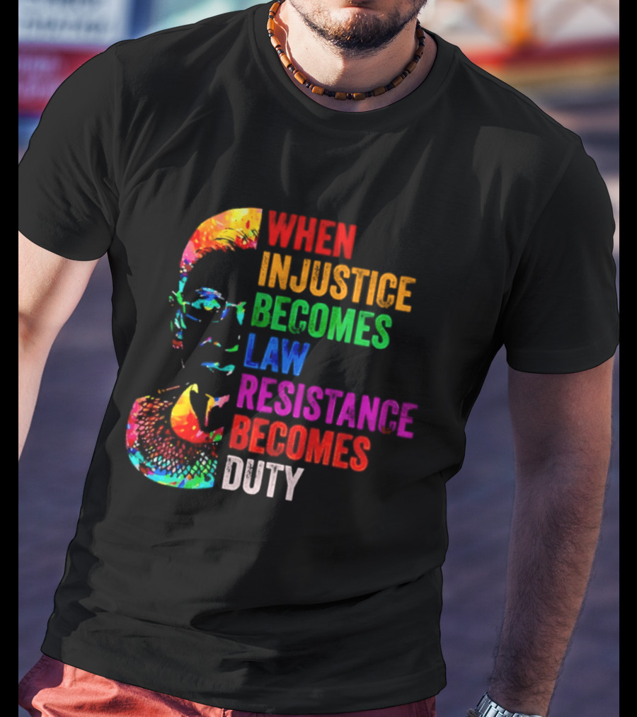 When Injustice Becomes Law Resistance Becomes Duty Inspirational St. Patrick Women's T-Shirt