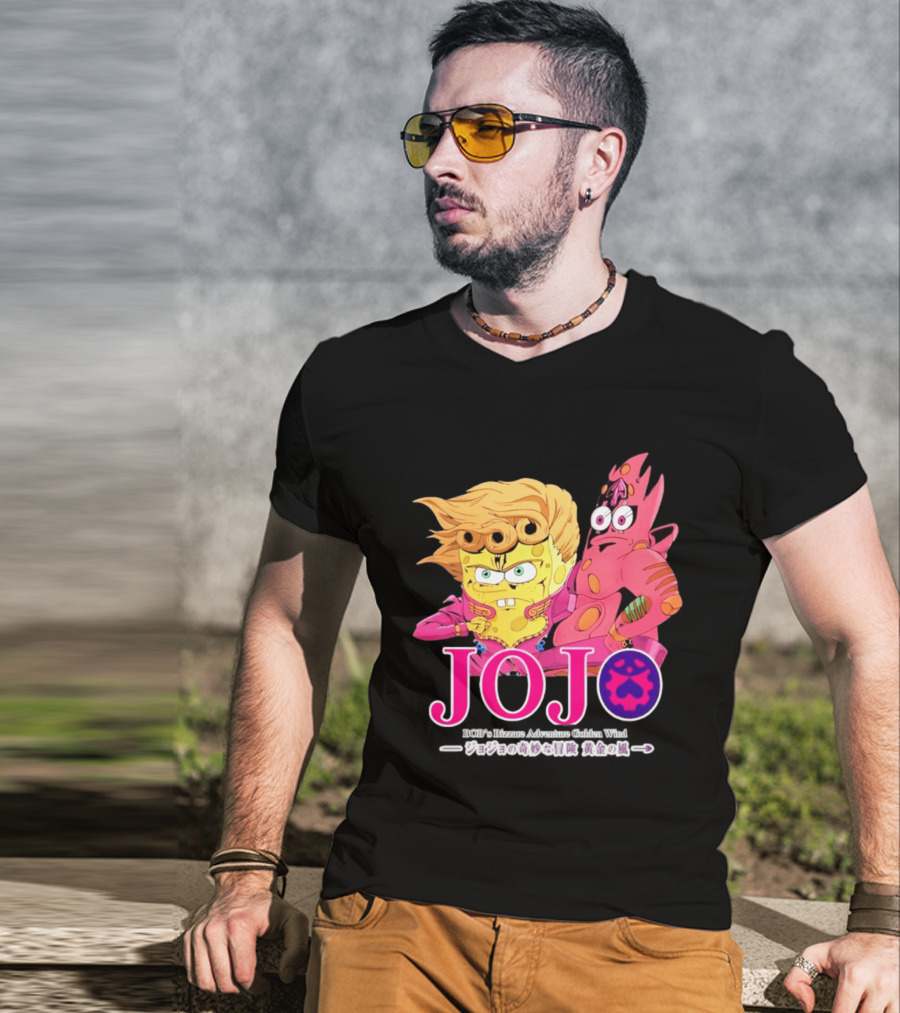 Jojo Giornobob Crossover Anime T-Shirt
