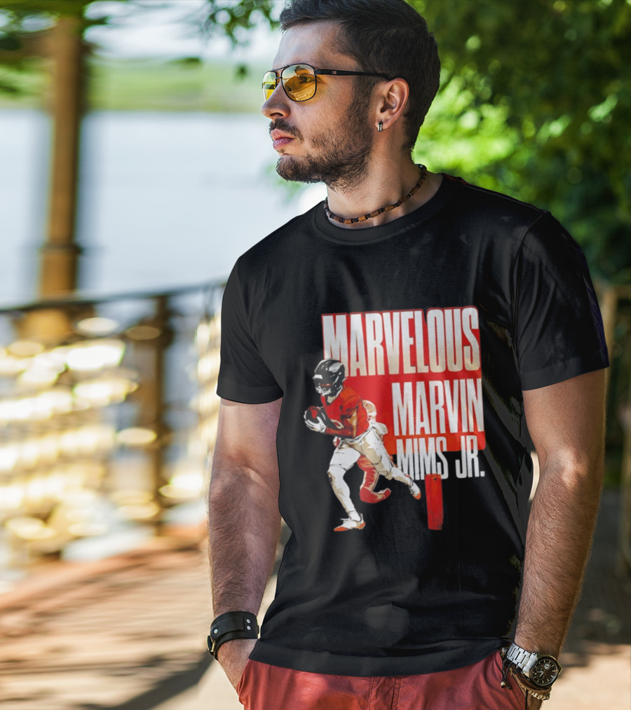 Marvelous Marvin Mims Jr Denver Broncos Football Star T-Shirt