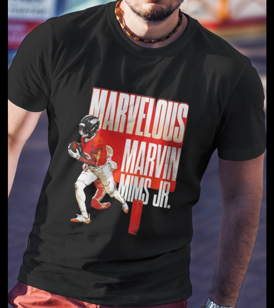 Marvelous Marvin Mims Jr Denver Broncos Football Star T-Shirt