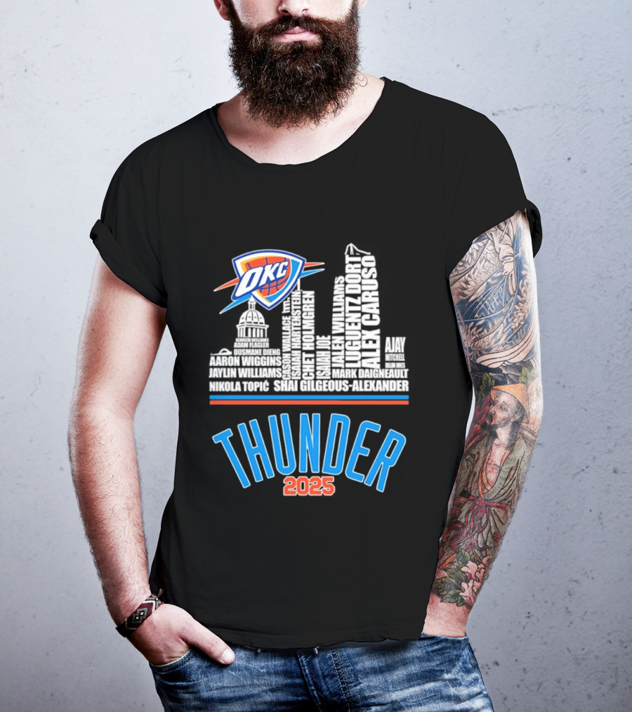 OKC Thunder Skyline 2025 T-Shirt