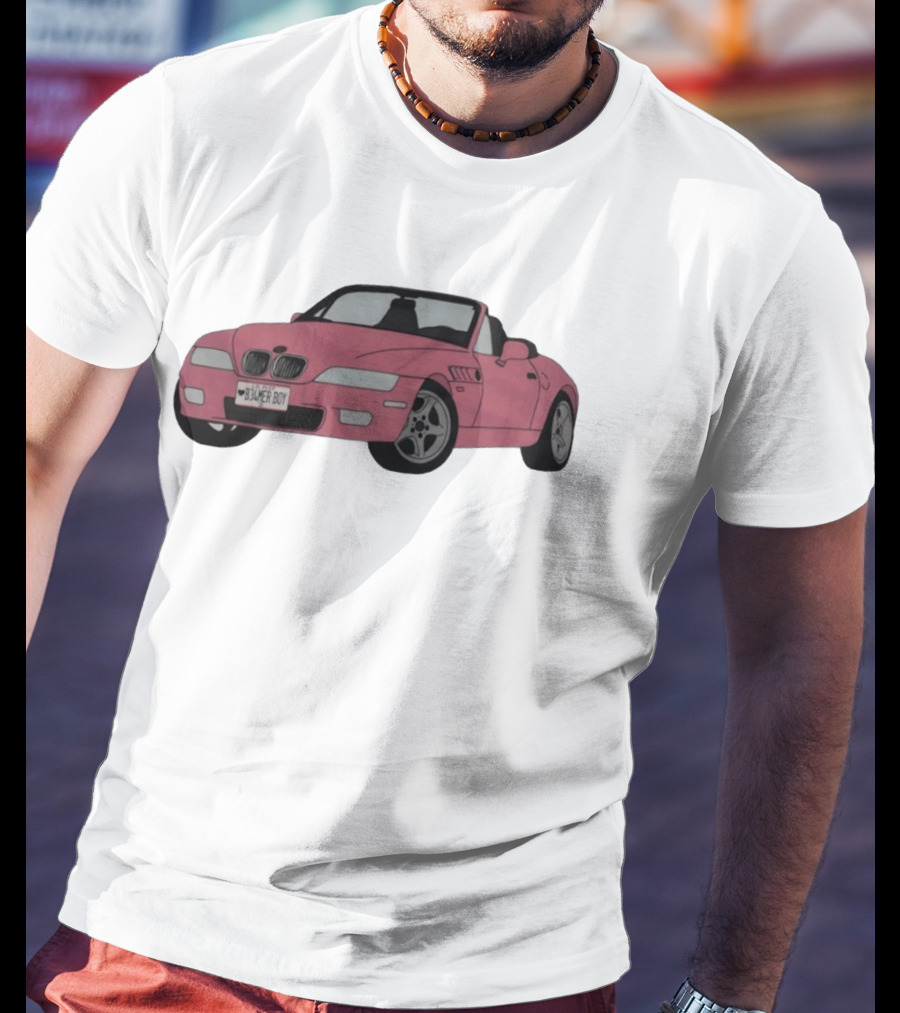 Convertible Pink BMW Z3 B3MER BOY T-Shirt