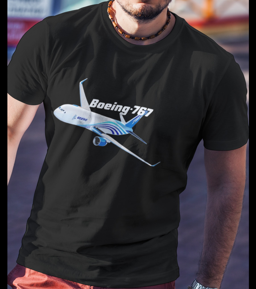 Boeing 767 Airplane Graphic Exclusive Edition T-Shirt