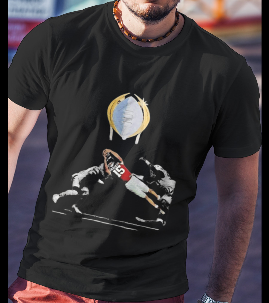 Fernando Mendoza Heisman Moment Football Leap Iconic Play T-Shirt
