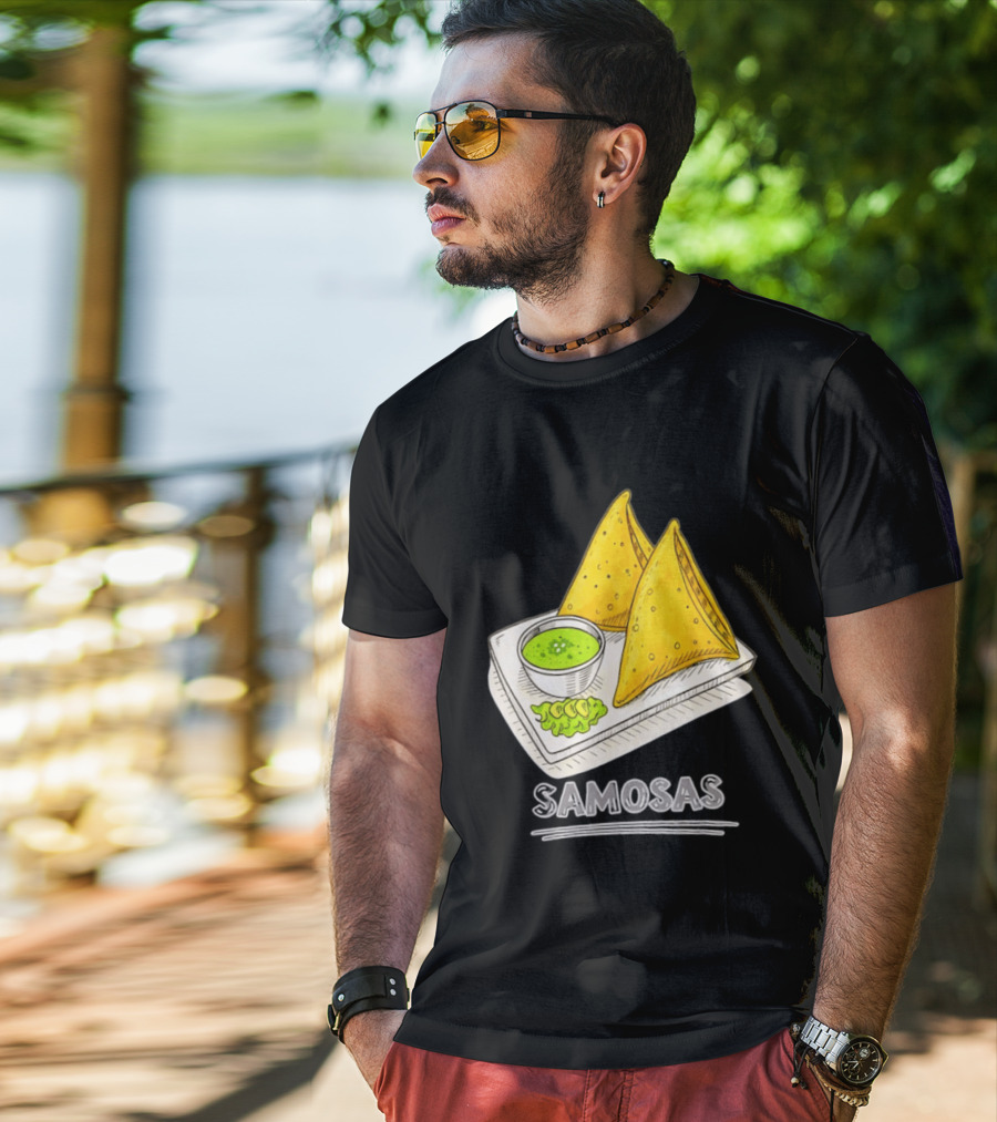 Samosa Lover Indian Snack Foodie Delight T-Shirt