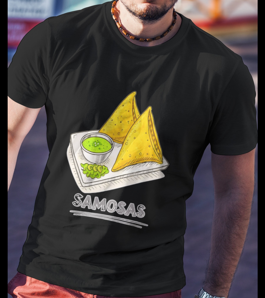 Samosa Lover Indian Snack Foodie Delight T-Shirt