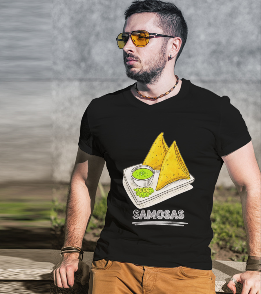 Samosa Lover Indian Snack Foodie Delight T-Shirt