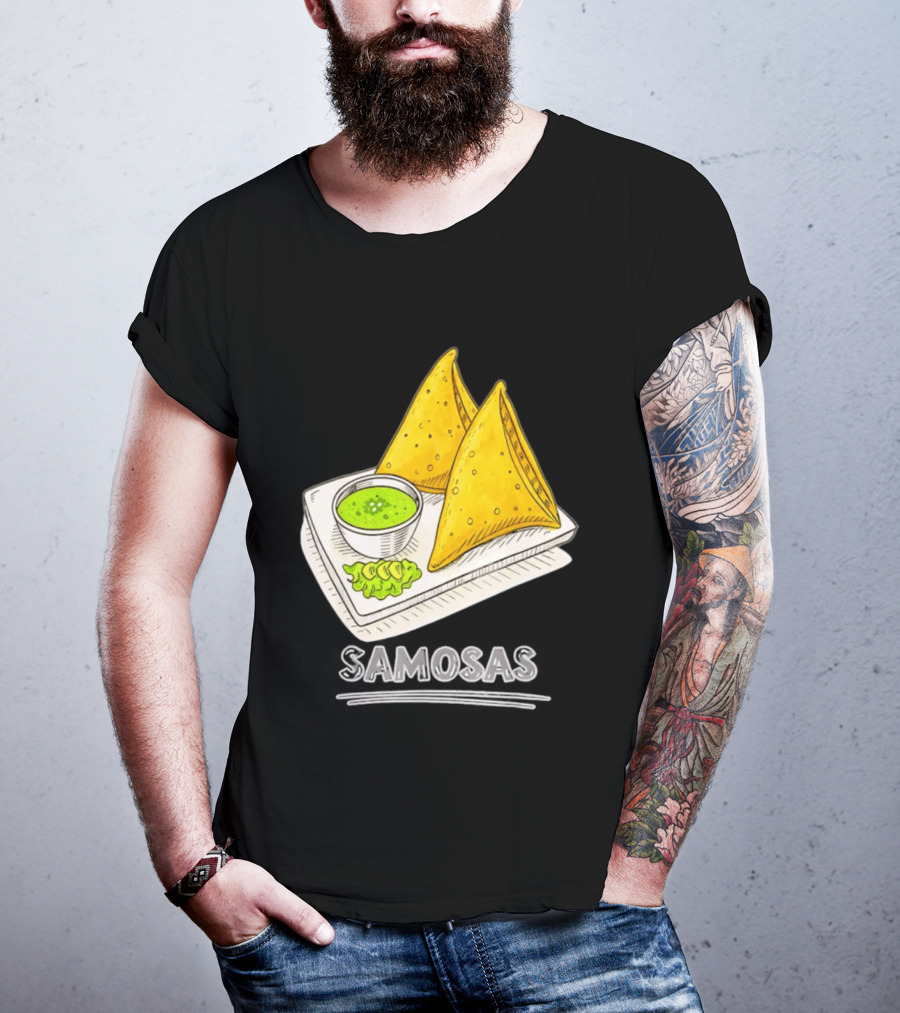 Samosa Lover Indian Snack Foodie Delight T-Shirt