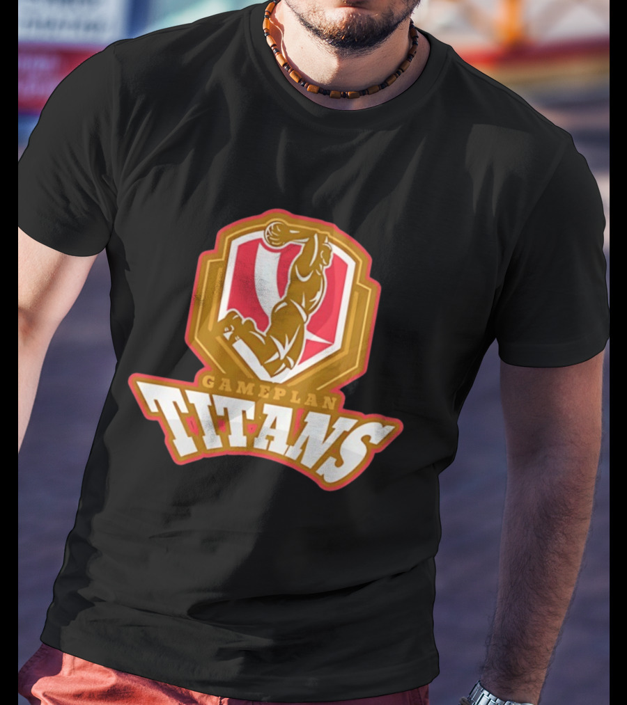 Gameplan Titans Basketball Dunking Player T-Shirt