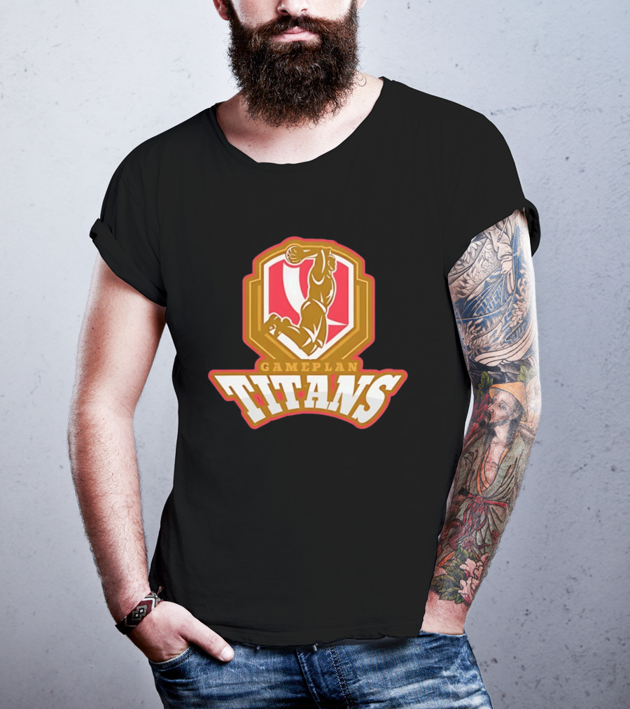 Gameplan Titans Basketball Dunking Player T-Shirt