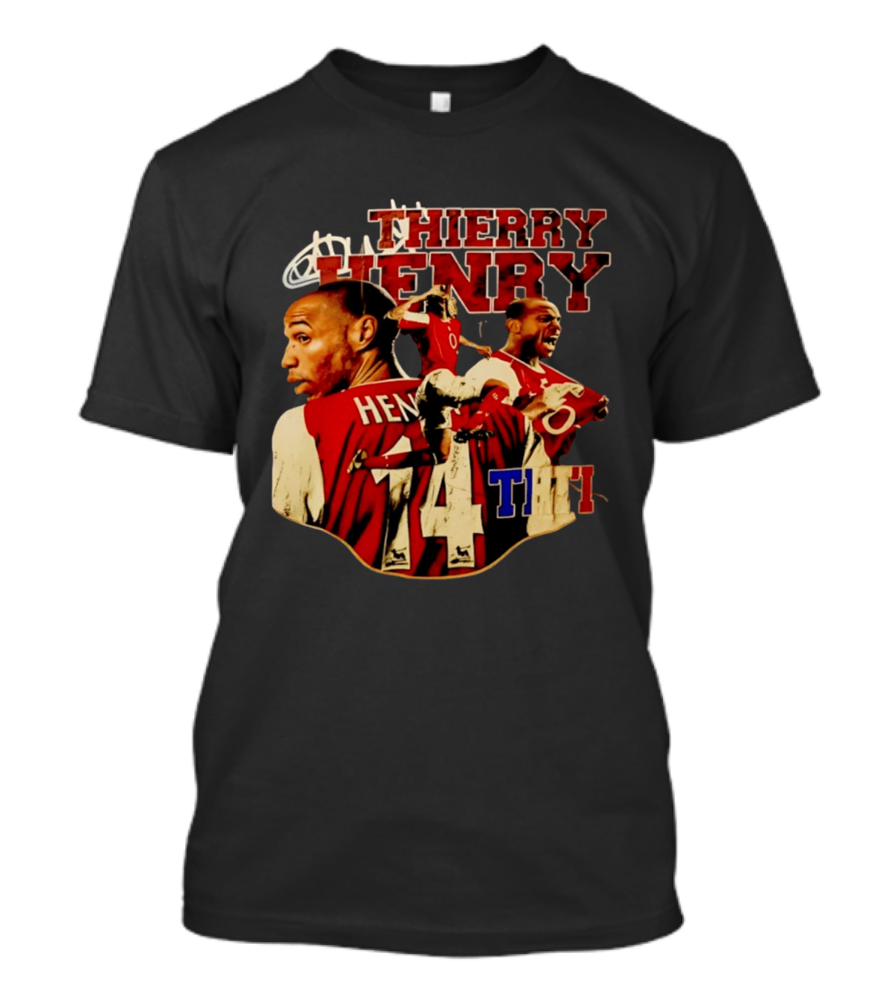 Thierry Henry Arsenal Legend Number 14 Football T-Shirt