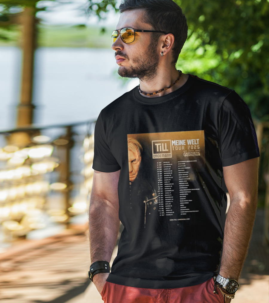 Till Lindemann Meine Welt Tour 2025 Aesthetic Perfection Special Guest T-Shirt