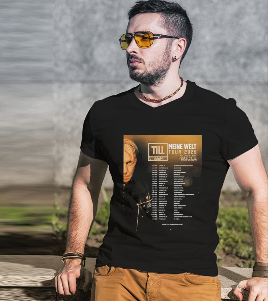 Till Lindemann Meine Welt Tour 2025 Aesthetic Perfection Special Guest T-Shirt
