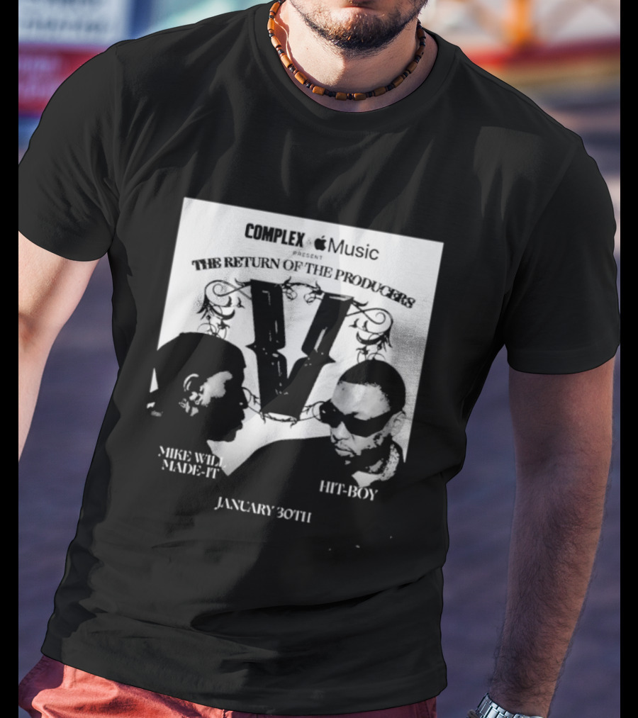 Complex Apple Music Verzuz The Return Of The Producers Mike Will Made It Vs Hit Boy January 30 T-Shirt