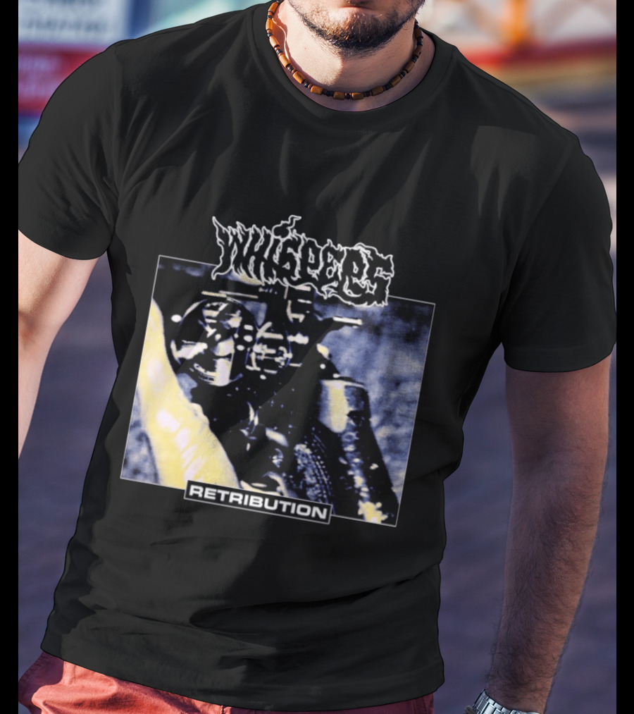 Whispers Retribution Motorcycle Engine T-Shirt