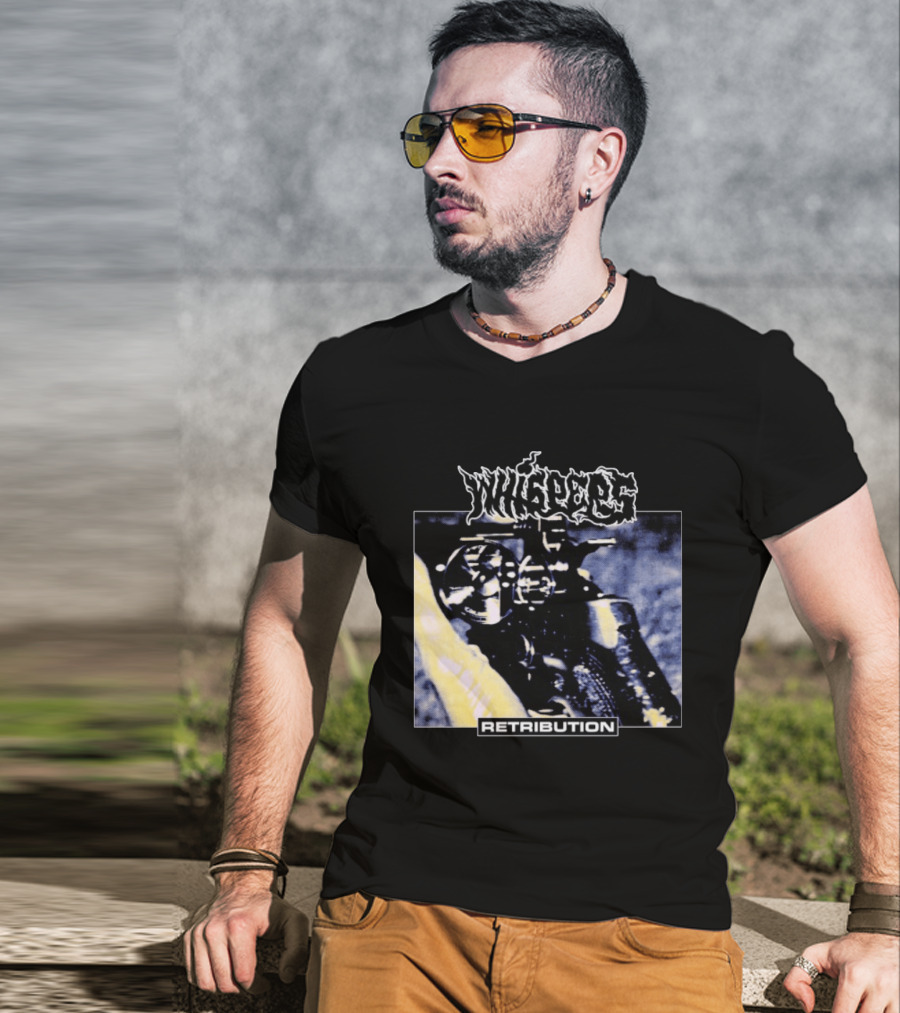 Whispers Retribution Motorcycle Engine T-Shirt