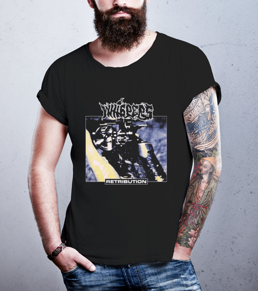 Whispers Retribution Motorcycle Engine T-Shirt