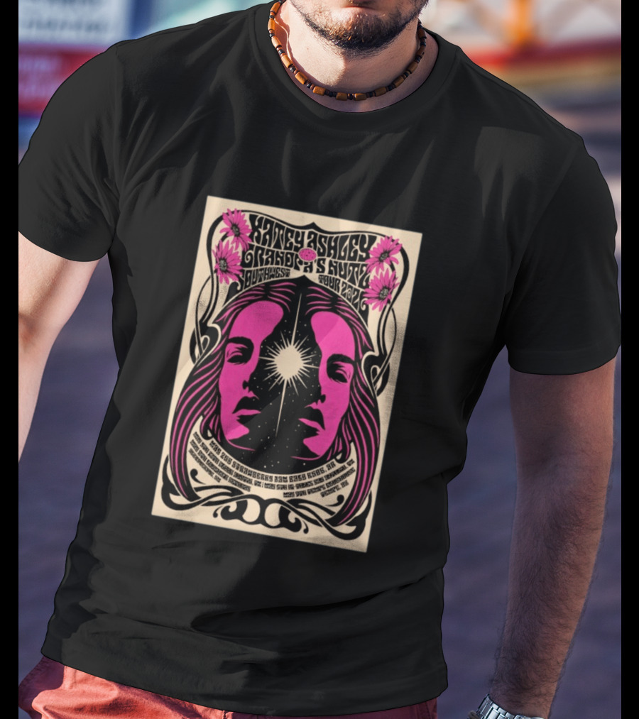 Katey Ashley Trader's Suite Southwest Tour 2026 Psychedelic Sunflower T-Shirt