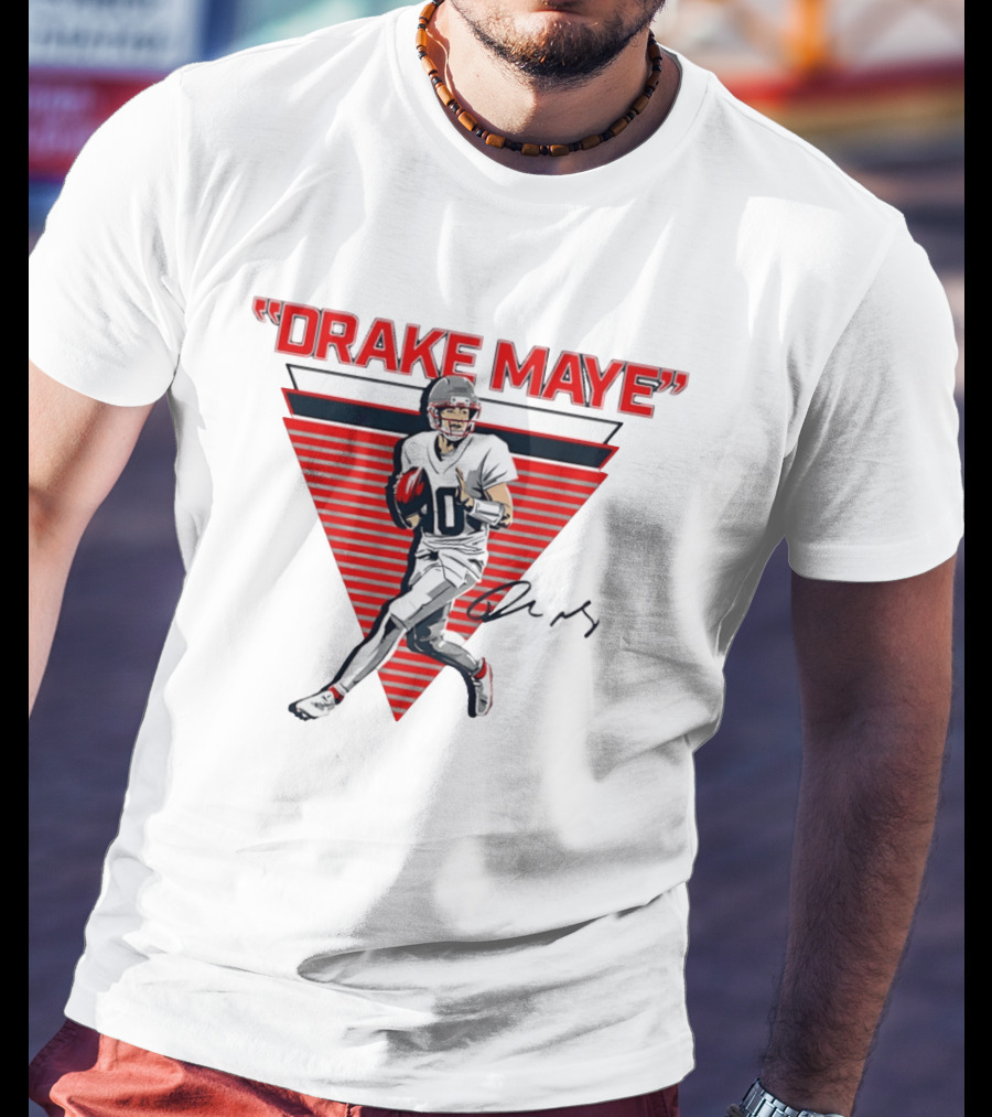 Drake Maye New England Patriots Football Player T-Shirt