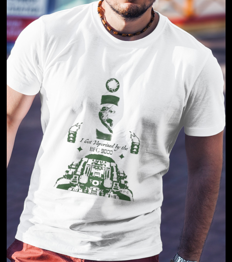 I Got Vaporized By The BFG 9000 Vintage Gaming Reference T-Shirt