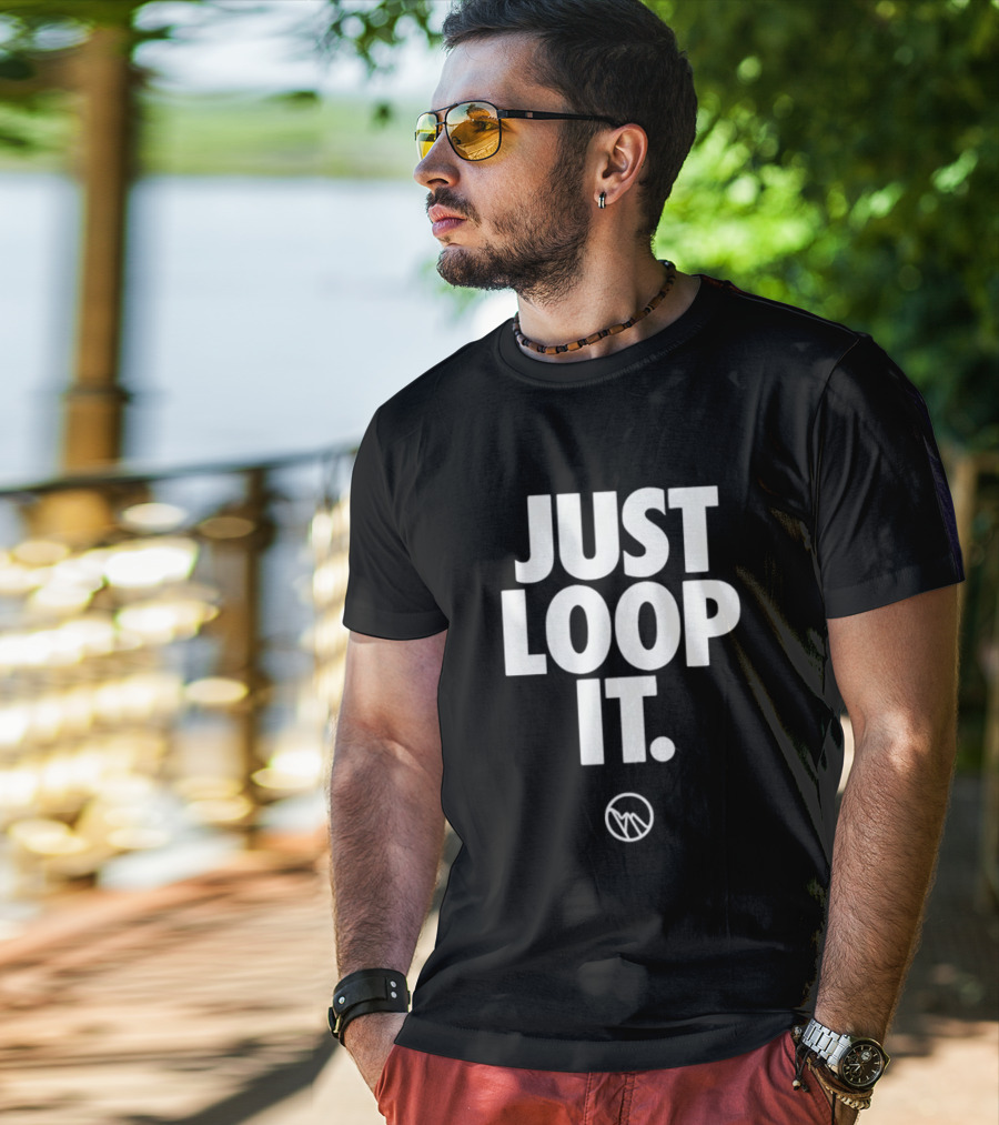 Just Loop It Minimalist T-Shirt