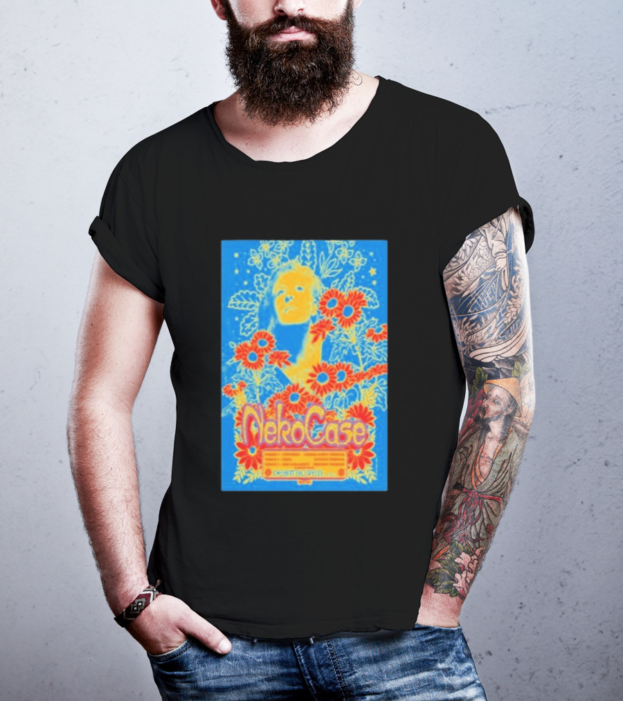 Neko Case 2026 Tour California Show Flowers T-Shirt