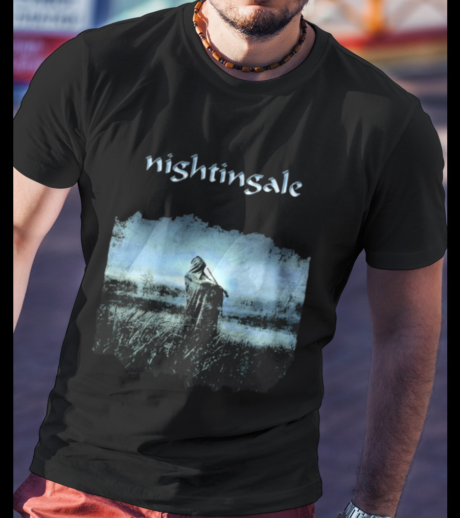 Nightingale Ethereal Nightfall Scene T-Shirt