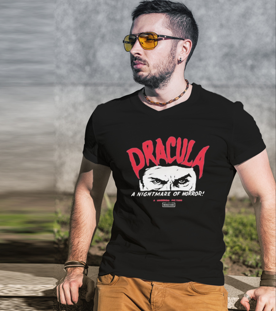 Dracula A Nightmare Of Horror A Universal Monster T-Shirt