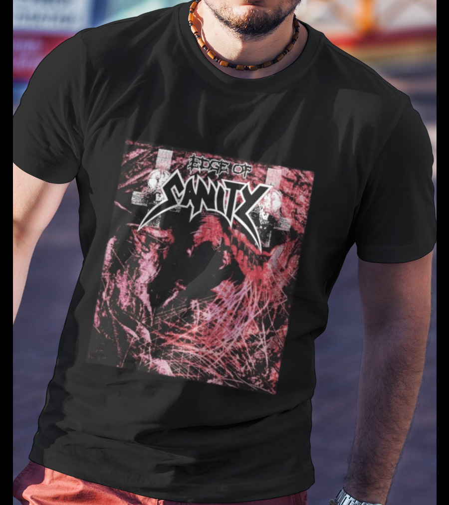 Edge Of Sanity Infernal Album Cover Black Metal Aesthetic T-Shirt
