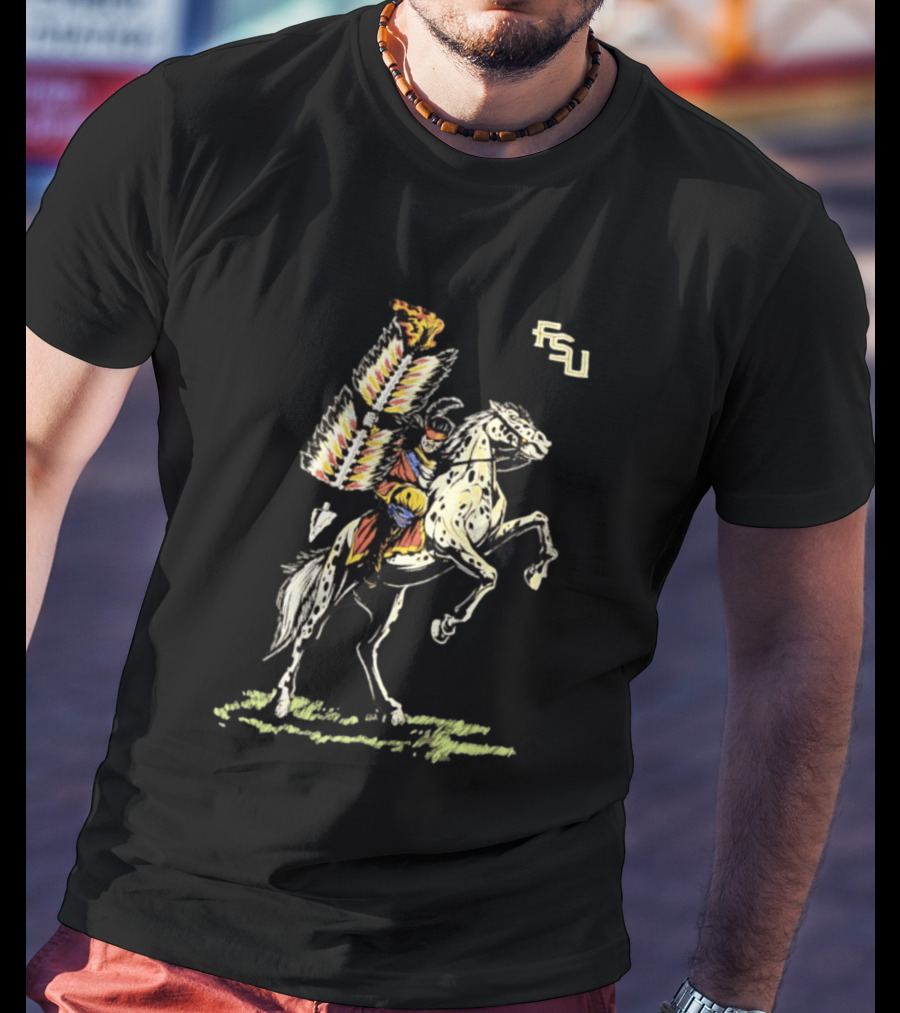 FSU Florida State Seminoles Osceola And Renegade Iconic Team Spirit T-Shirt