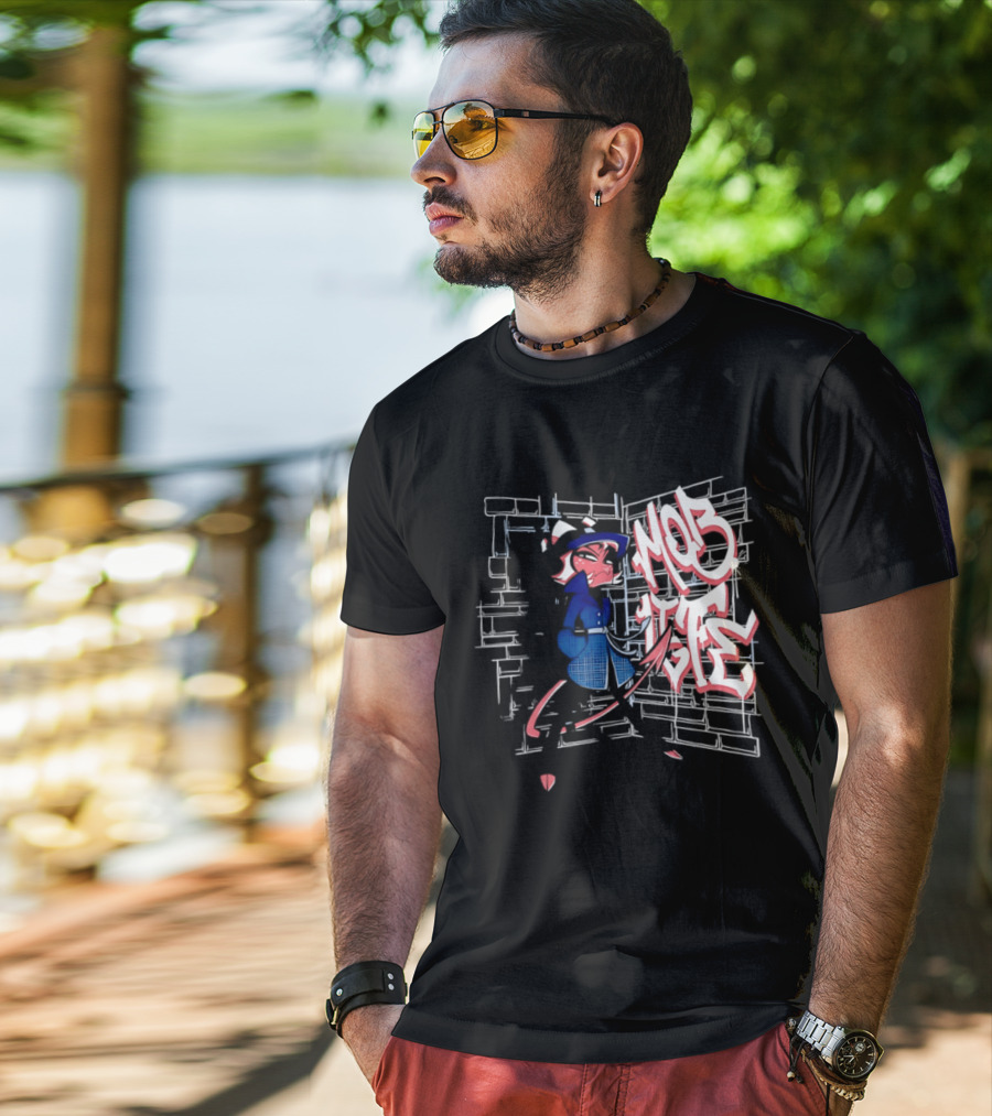 Helluva Boss Mob Life Urban Style Graffiti T-Shirt