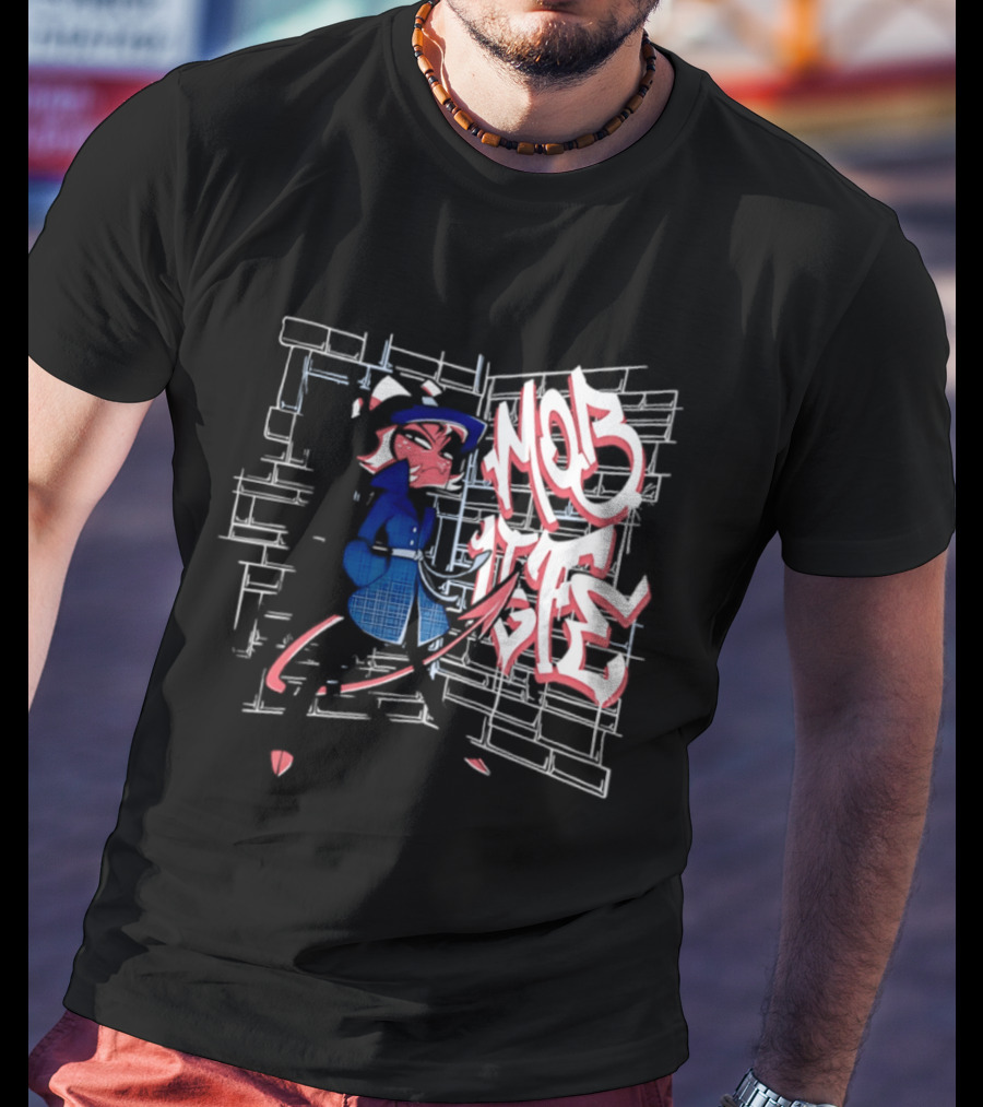 Helluva Boss Mob Life Urban Style Graffiti T-Shirt