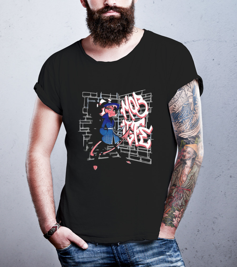 Helluva Boss Mob Life Urban Style Graffiti T-Shirt