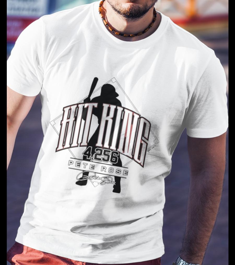 Pete Rose Hit King 4256 Cincinnati Reds T-Shirt