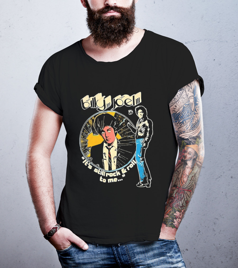 Billy Joel It's Still Rock And Roll To Me Retro Style Music T-Shirt