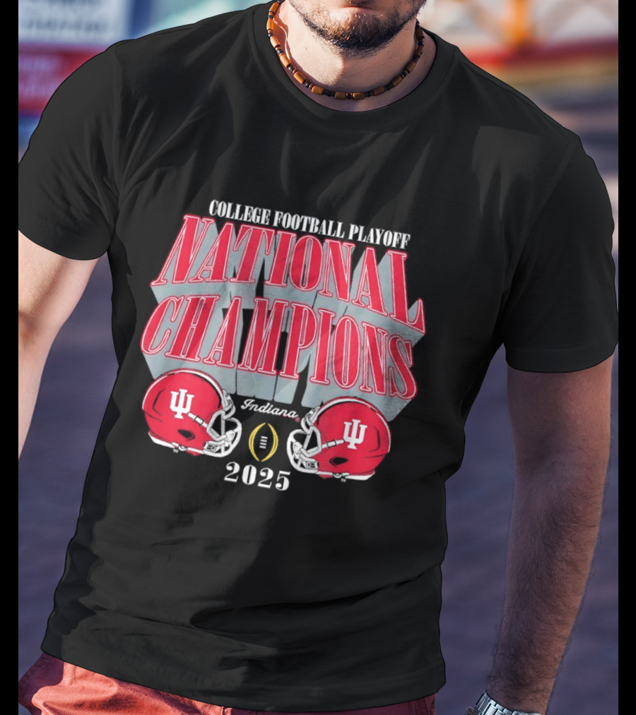 Indiana Hoosiers College Football Playoff National Champions 2025 CFP Lombardi T-Shirt