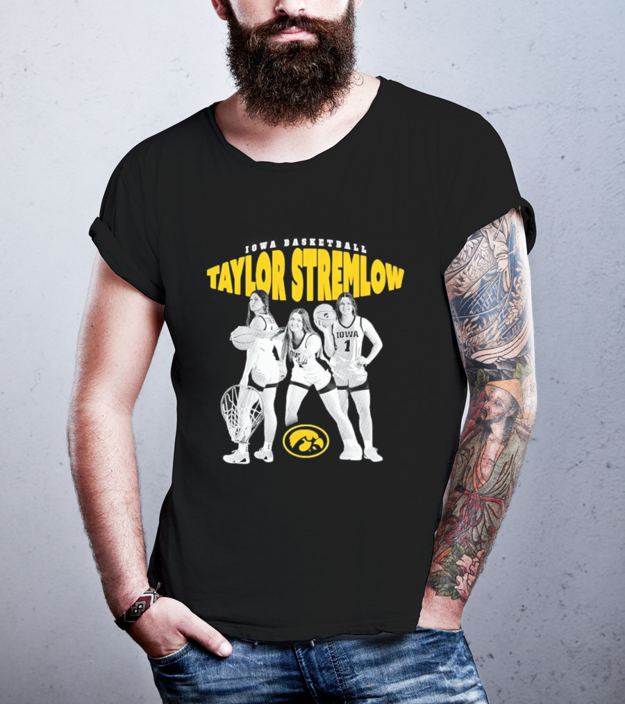 Taylor Stremlow Iowa Hawkeyes Basketball 90s Style Retro Sports T-Shirt