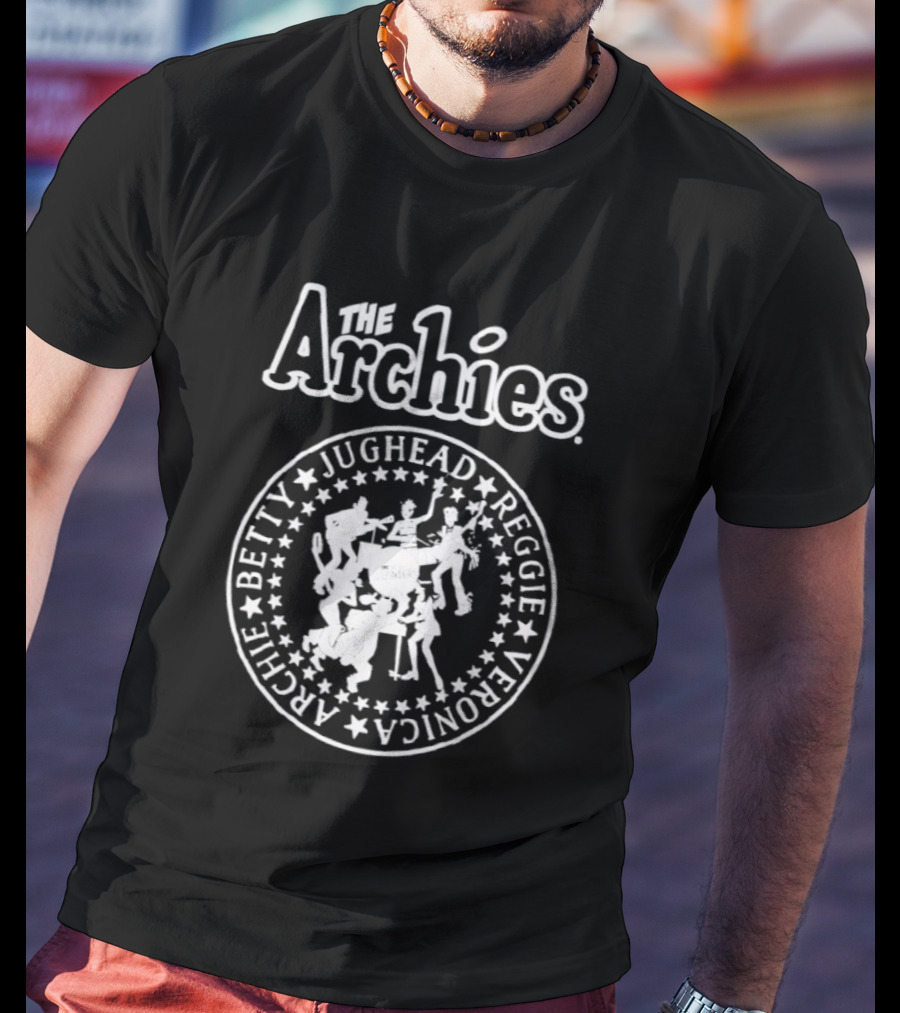The Archies Jughead Reggie Veronica Betty Archie Hot Dog T-Shirt