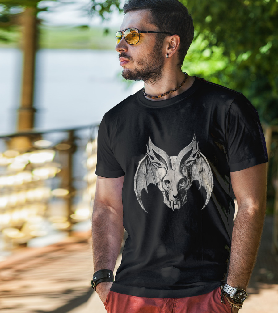 Avenged Sevenfold Jan 24 2026 Estadio Bicentenario Bat Skull Wings T-Shirt