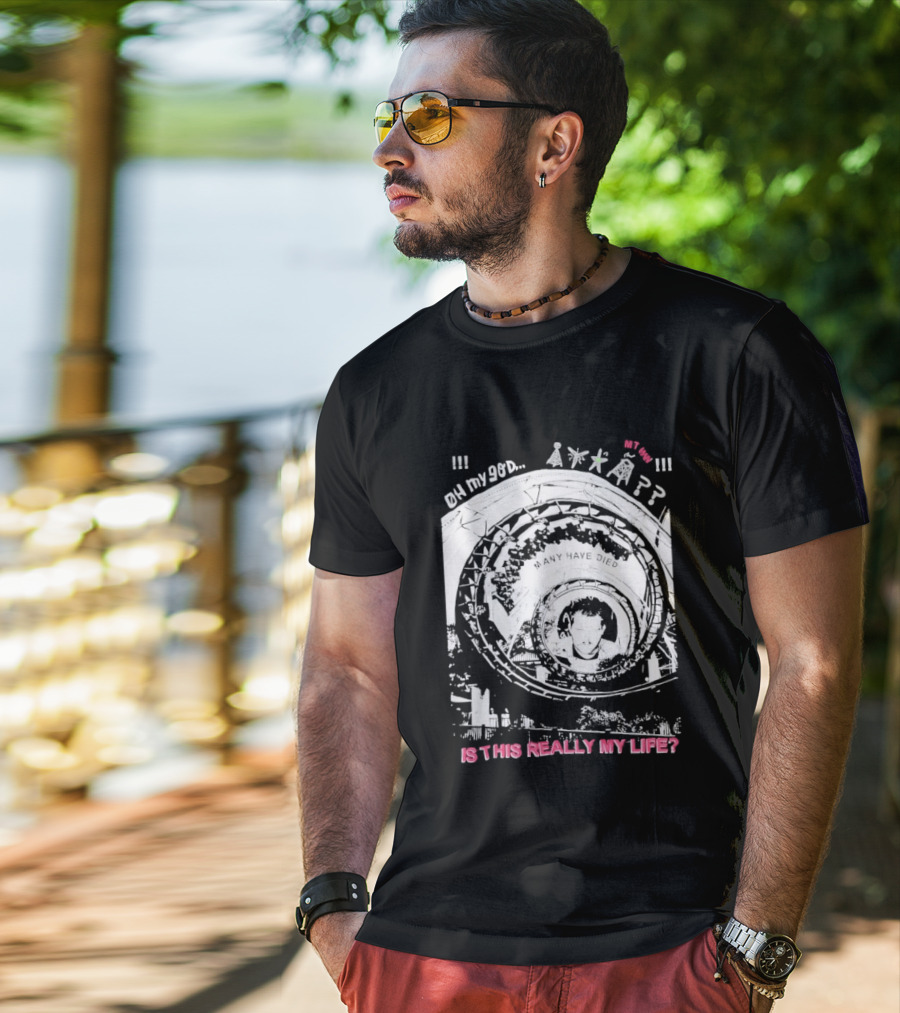 Cruelster Oh My God Is This Really My Life Spiral T-Shirt