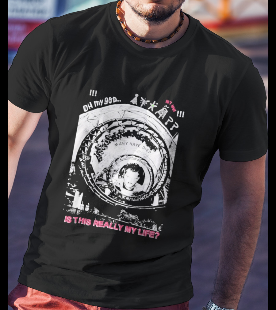 Cruelster Oh My God Is This Really My Life Spiral T-Shirt