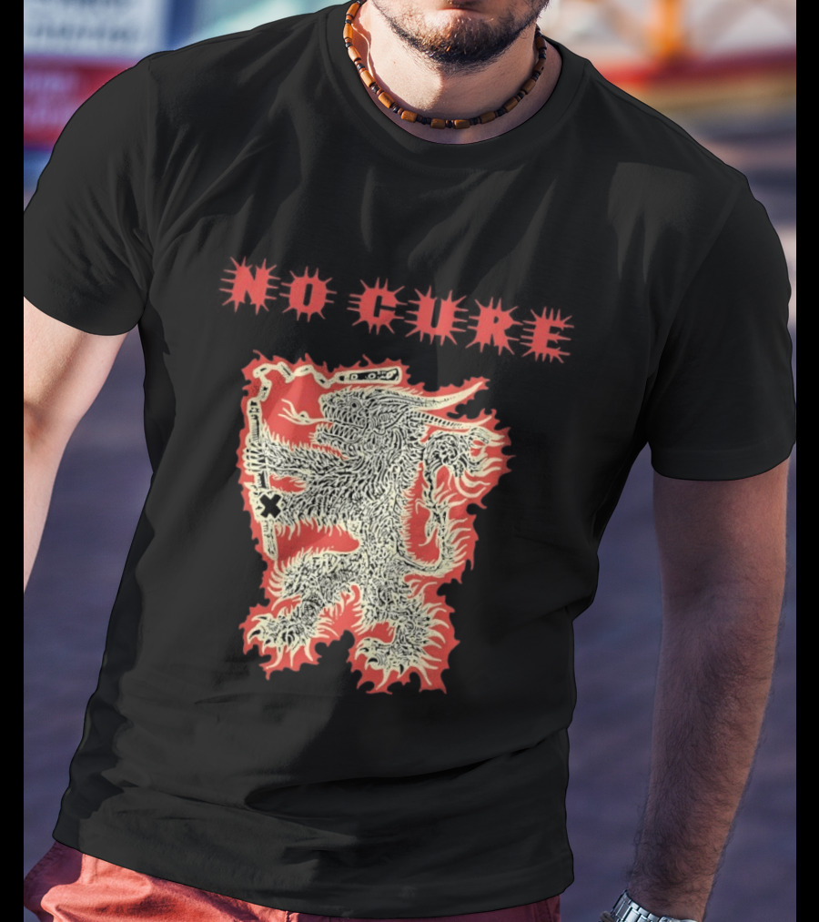 No Cure Band Furry Dragon Monster T-Shirt