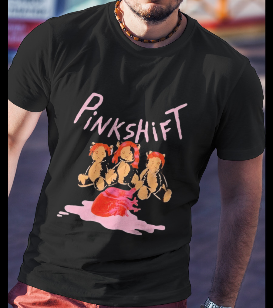 Pinkshift Bears With Heart And Splash T-Shirt