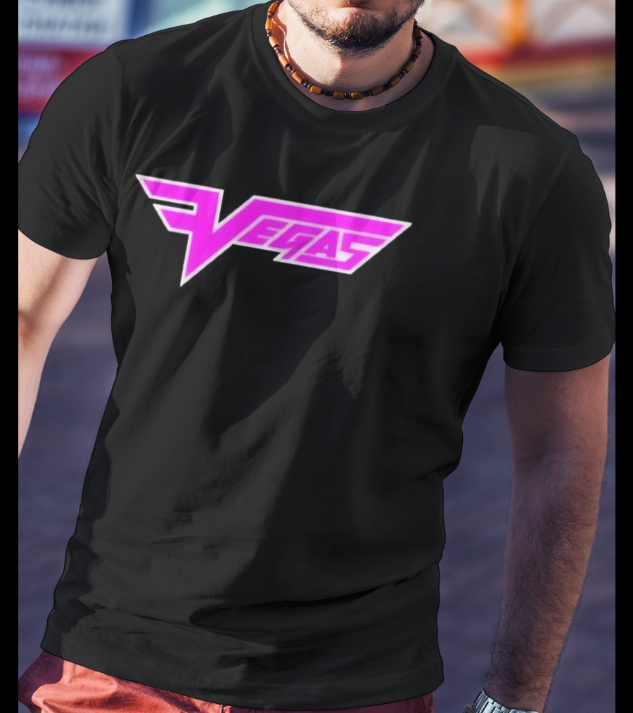 Faze Vegas Neon Retro Style Gaming T-Shirt