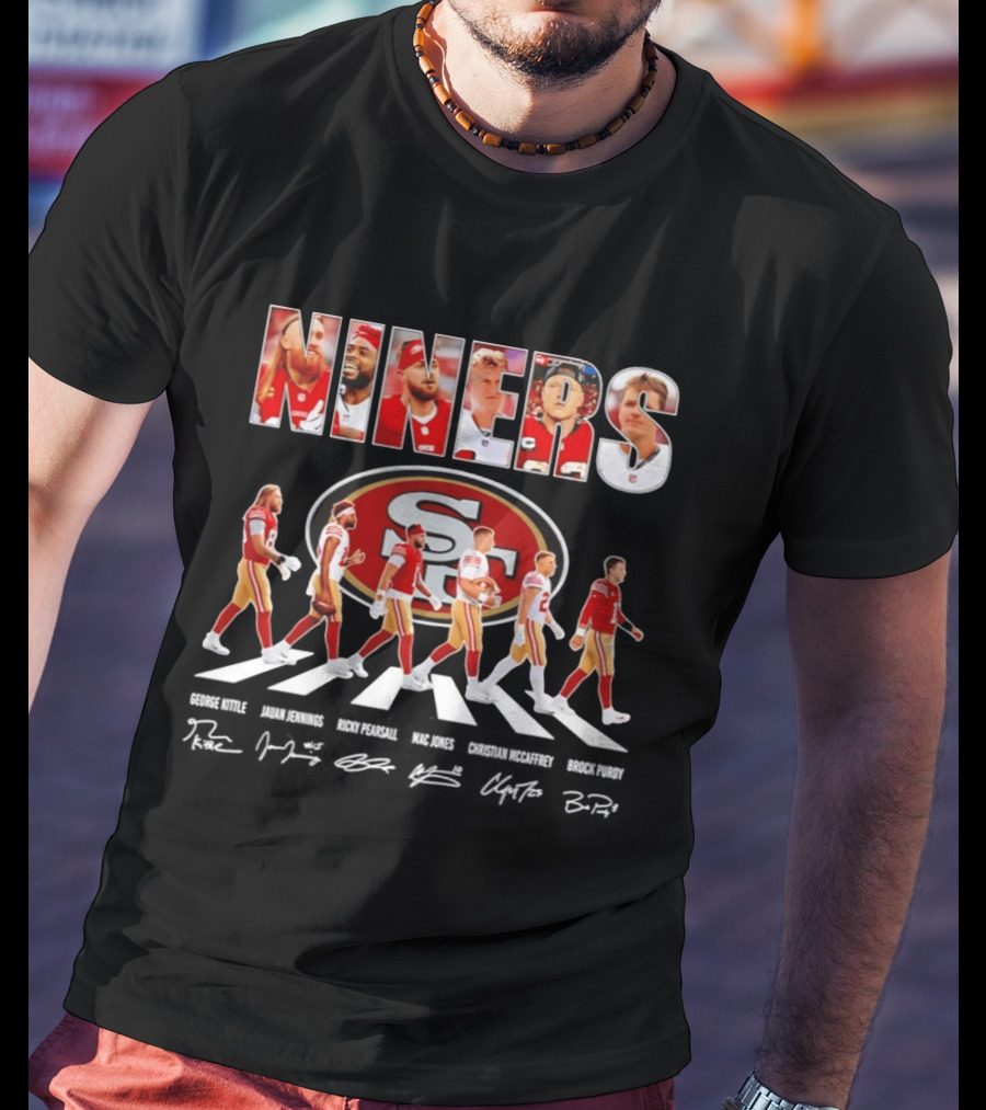 Niners San Francisco 49ers Abbey Road NFL Collaboration 2026 T-Shirt