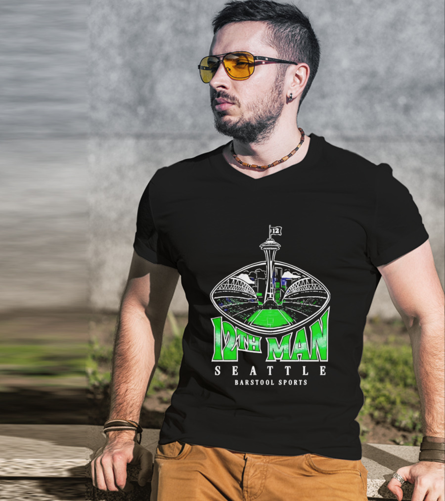 Seattle 12th Man Barstool Sports T-Shirt