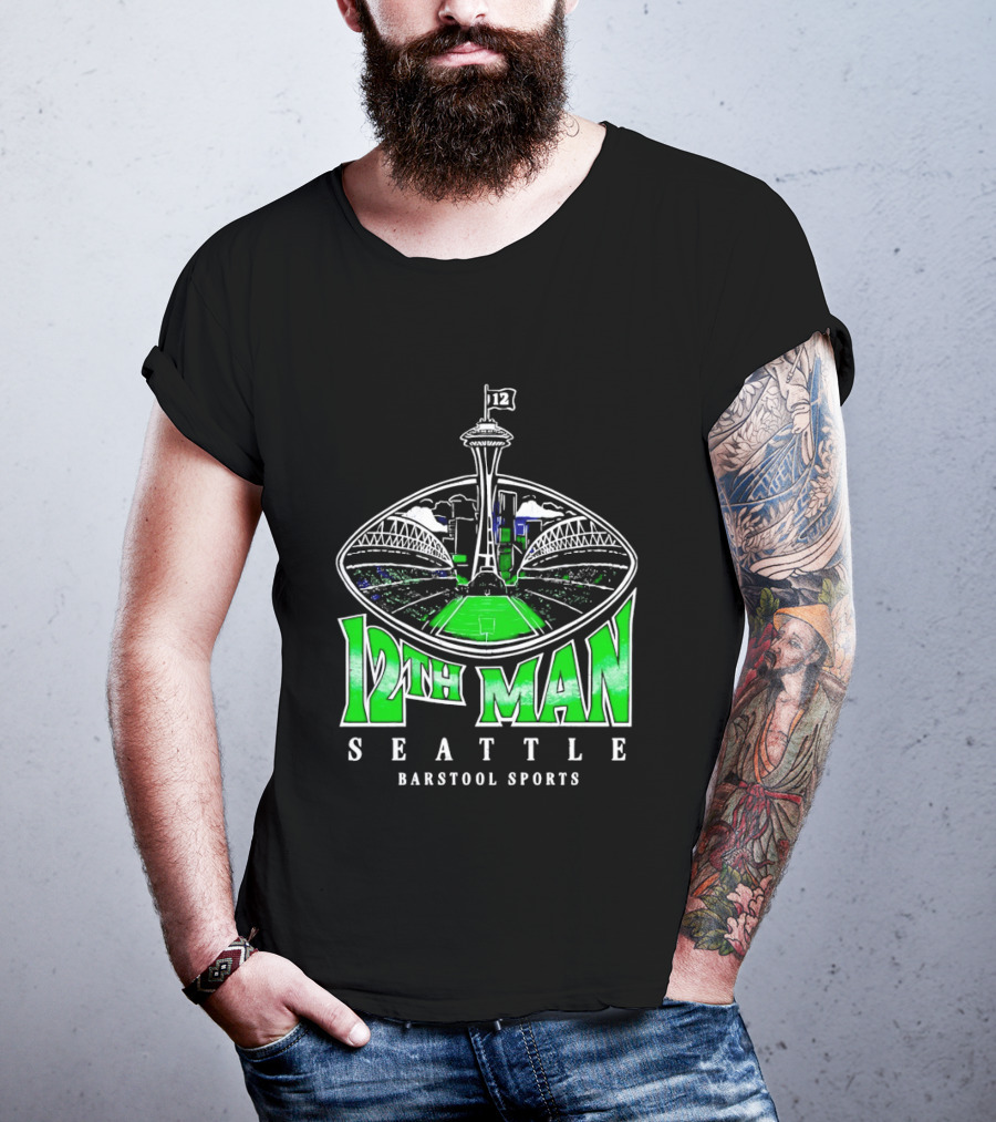Seattle 12th Man Barstool Sports T-Shirt