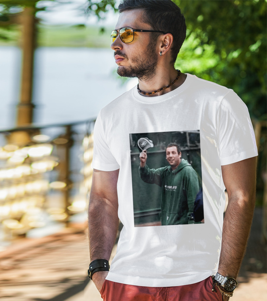 Adam Sandler New York Jets Fan Football T-Shirt