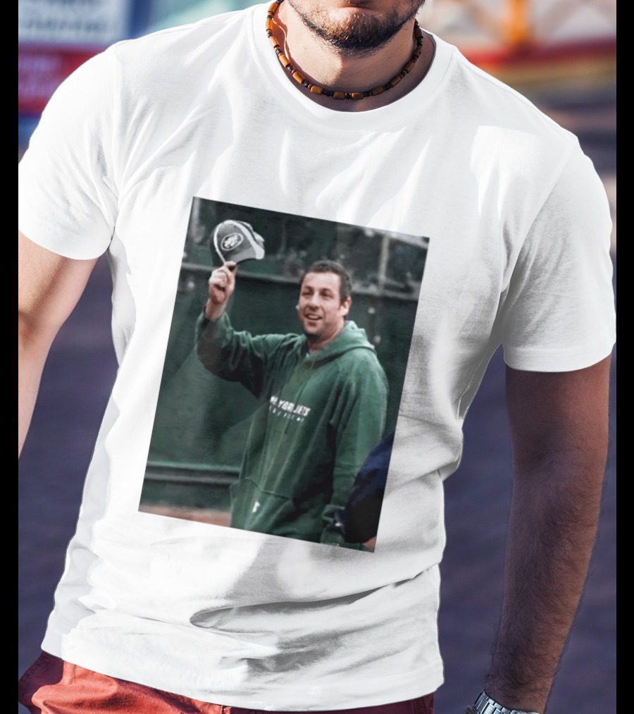 Adam Sandler New York Jets Fan Football T-Shirt