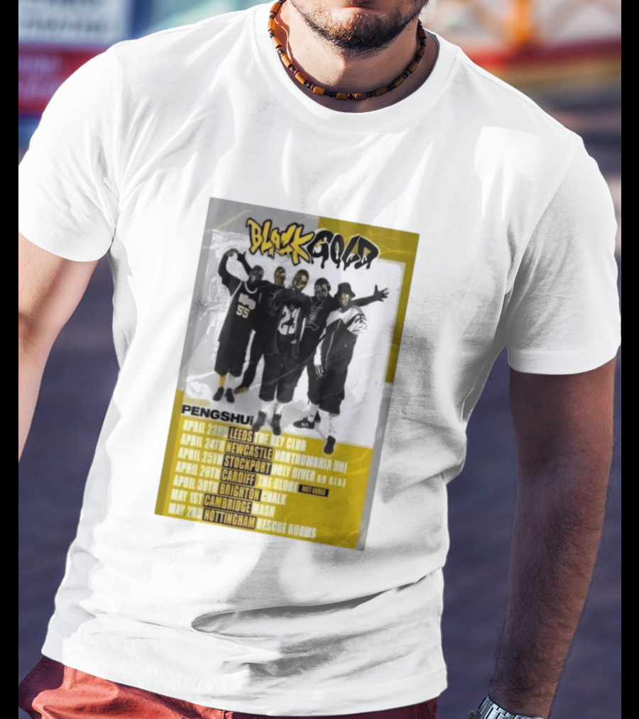 Blackgold Tour 2026 Leeds Newcastle Stockport Cardiff Brighton Cambridge Nottingham Pengshui T-Shirt